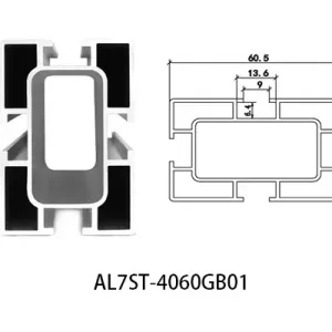 Aluminium T-slot GB standard 4060 extrusions
