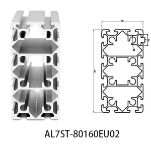 Aluminium T-slot  EU standard 80160 extrusions